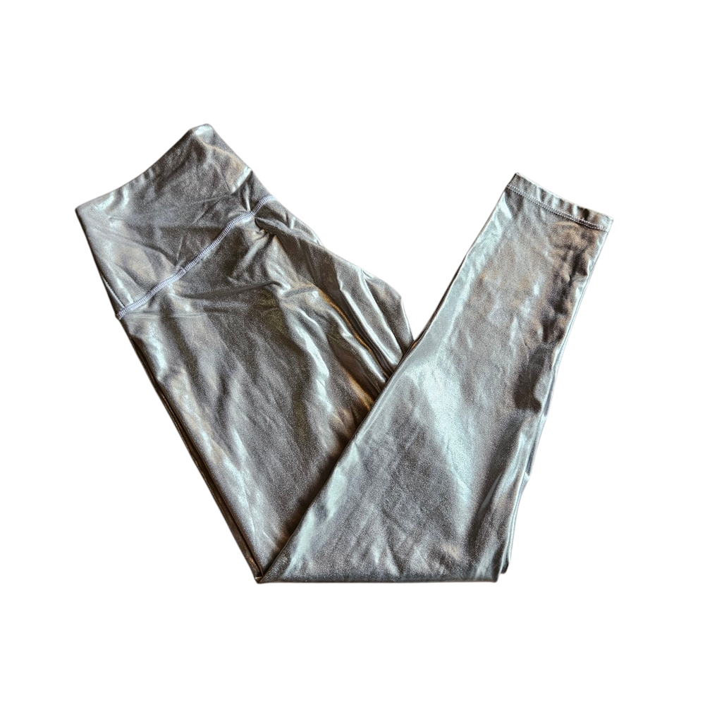 Aerie Silver Leggings with Modern High Waist Design
